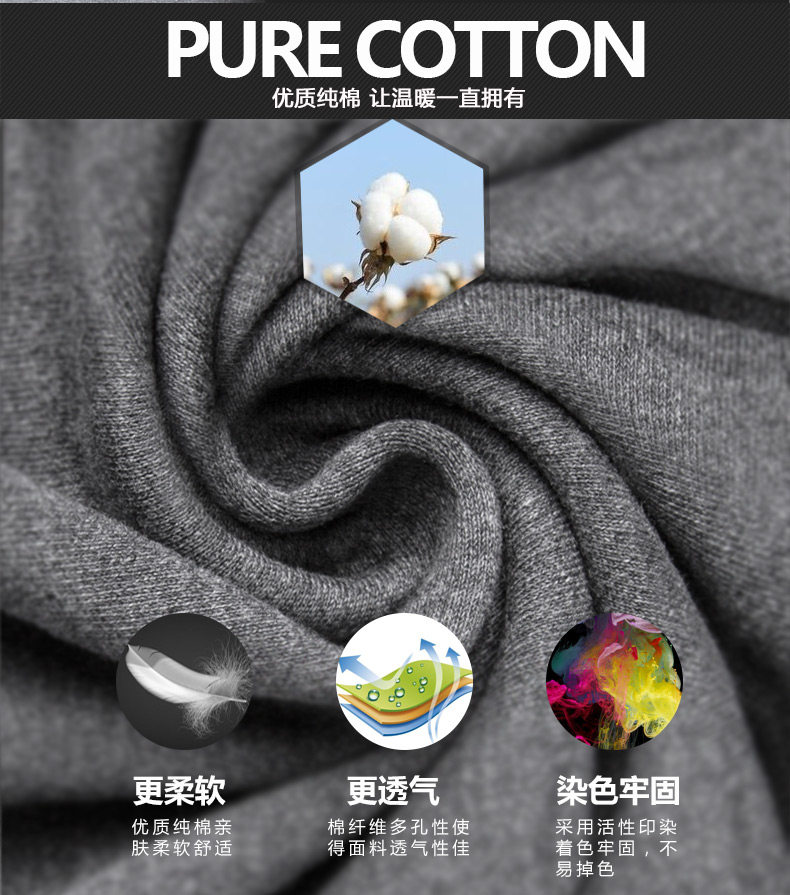 Sous-vêtement thermo jeunesse SEPTWOLVES simple en coton - Ref 765368 Image 9