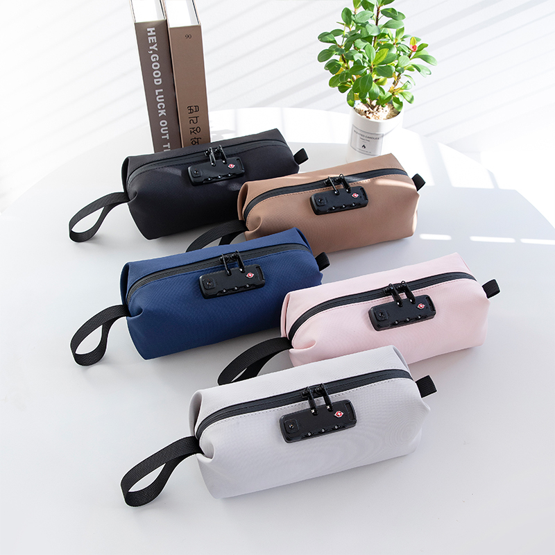 Password Lock Wallet, Travel Anti-Lost Mini Microphone, Pocket Camera Storage Bag, Document Bag, Men's Toiletry Bag