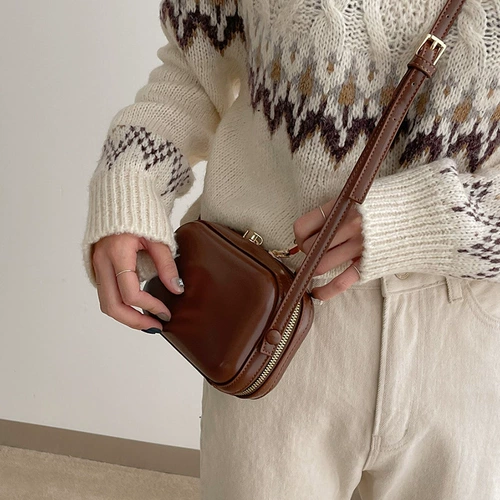 Маленькая небольшая сумка, трехмерная барсетка, ретро кошелек, сумка через плечо