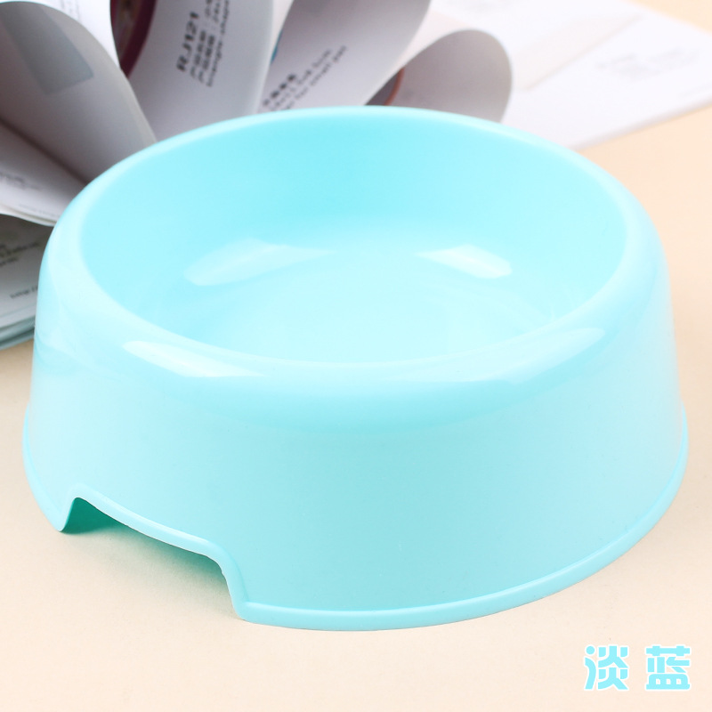 Pet bát cần thiết hàng ngày kẹo màu nhựa đơn bát thức ăn cho chó bát con mèo bát con chó bát thức ăn con chó bát con mèo con bát - Cat / Dog hàng ngày Neccessities bình nước cho mèo