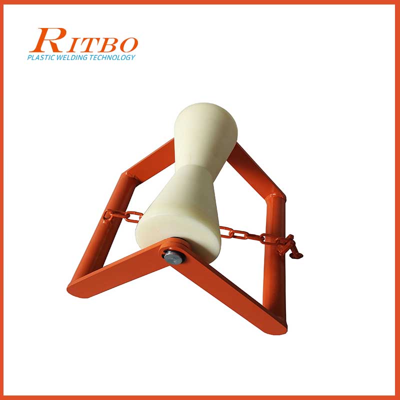 Ruitaibo PE pipe bracket roller bracket hot melt machine matching roller bracket hot melt machine factory direct sales