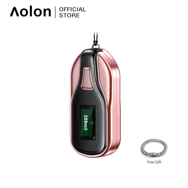 Disinfection and germicidal portable carry-on small carry hanging neck type chain negative ion air purifier hanging neck portable