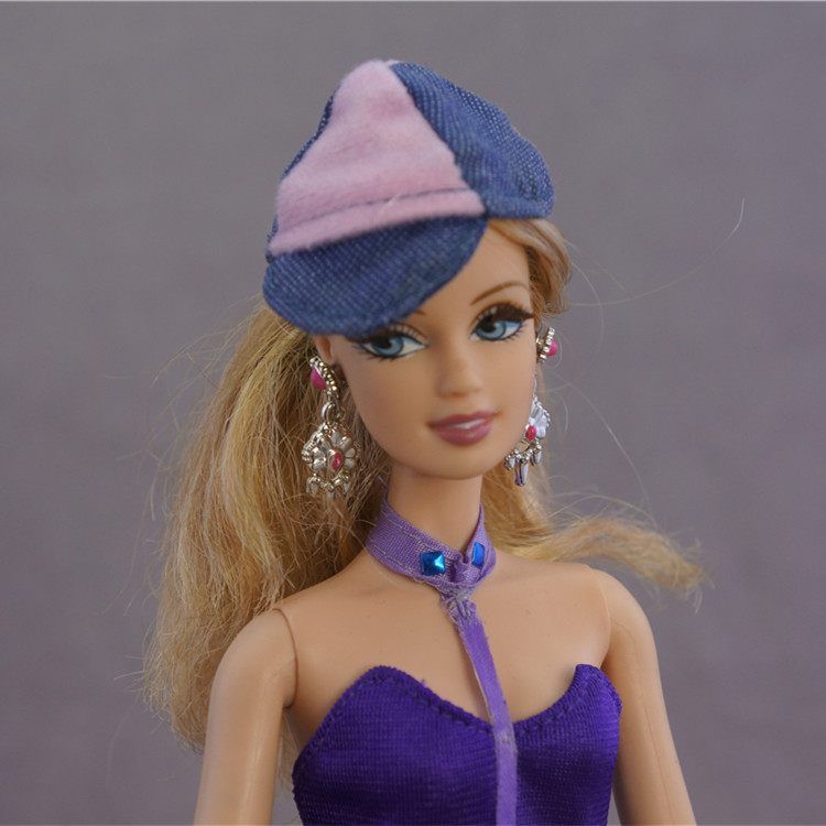 Dress Up House Barbie Doll Phụ kiện Barbie Phụ kiện Doll Hat Ken Sun Hat Mũ bóng chày mua phụ kiện búp bê đẹp