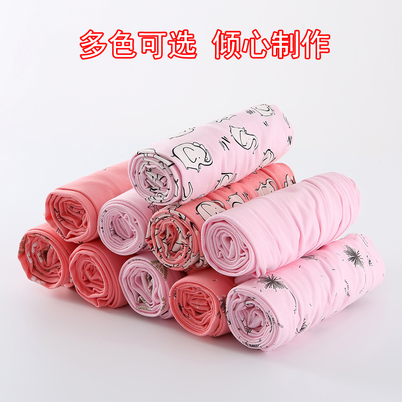 Thu quần mất quần cotton mặc bên trong in eo cao quần dòng bông một mảnh quần ấm trung niên quần-thổi mất.