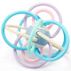 Baby Manhattan ball hand catch ball grip training toy teether baby can be boiled silicone molar stick bite