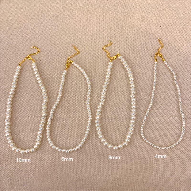fever same-style pearl necklace woman light lavish niche design sensation Senior neck chain 2023 new collarbone chain accessories-Taobao