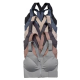 Спортивный бюстгальтер, нижнее белье, одежда для йоги, бюстгалтер на липучке для спортзала, для бега, красивая спина