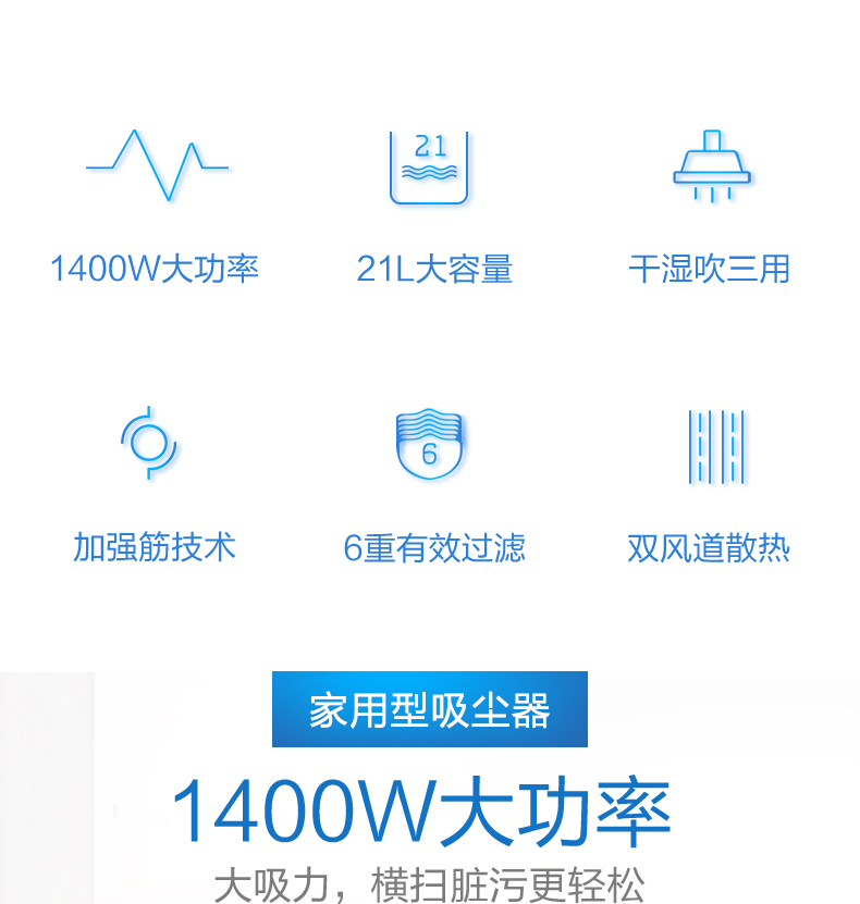 robot hút bụi xiaomi s5 max Máy hút bụi thùng Haier / Haier HC-T3143A thương mại hộ gia đình ngành công nghiệp siêu hút - Máy hút bụi máy hút bụi deerma cm800