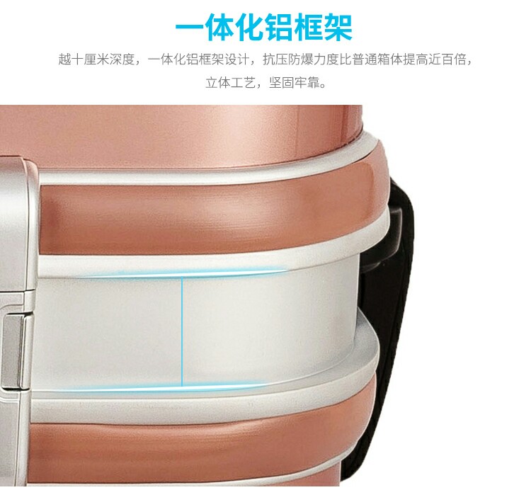 Đường rắc xe đẩy vạn năng trường hợp nam 20 inch sinh viên đại học Phiên bản tiếng Hàn của khung nhôm 26 hành lý 24 xu hướng vali 22 nữ - Va li bamozo