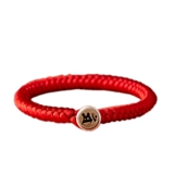 Оберег на день рождения, красный браслет из красной нити, серебро 925 пробы