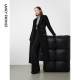 Langzi pure wool style waist slimming and high-end woolen coat for women winter new woolen coat