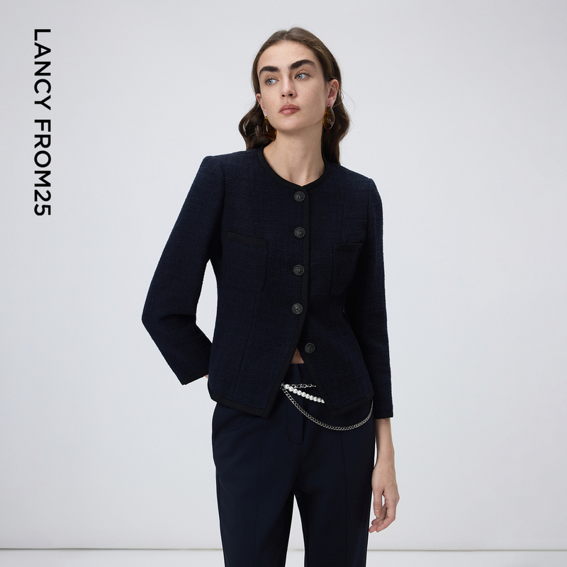 Langzi 25 French-Style Chic High-End Commuter Fashion Suit, Versatile Blazer, Short Jacket, New Spring Model