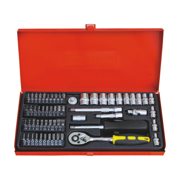 Hawk print 60 pieces 6 3MM sleeve wrench set 1 4 inch combination sleeve steam repair household tool 91101