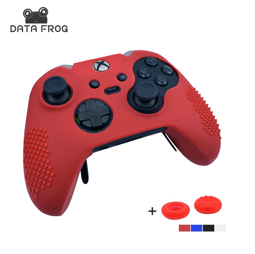 Trường hợp mới Xbox one Silicone Trường hợp xử lý dày Xbox One s Xử lý chống trượt Gửi nắp Rocker - XBOX kết hợp máy game cầm tay