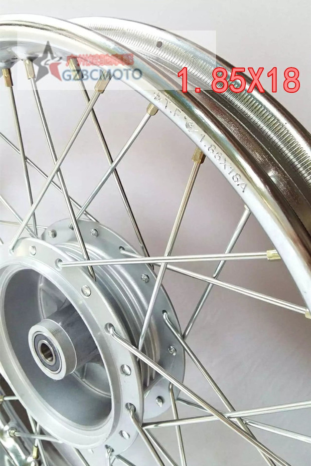 Bánh xe máy WY125 sửa đổi retro WY125 vành trước và sau tăng vành nan hoa bánh xe lưới vành xe sirius
