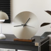 Nordic Minimalist Desktop Clock Ornament, Silent Table Clock, Living Room Tv Cabinet High-End Decoration