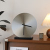 Nordic Minimalist Desktop Clock Ornament, Silent Table Clock, Living Room Tv Cabinet High-End Decoration