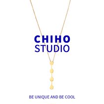 Long necklace female summer 2021 new female niche design high sense round brand choker sweater chain neck chain tide