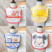 Daily single childrens eating bibs baby waterproof saliva towel infants and young childrens dirty food clothes super soft men and women bibs