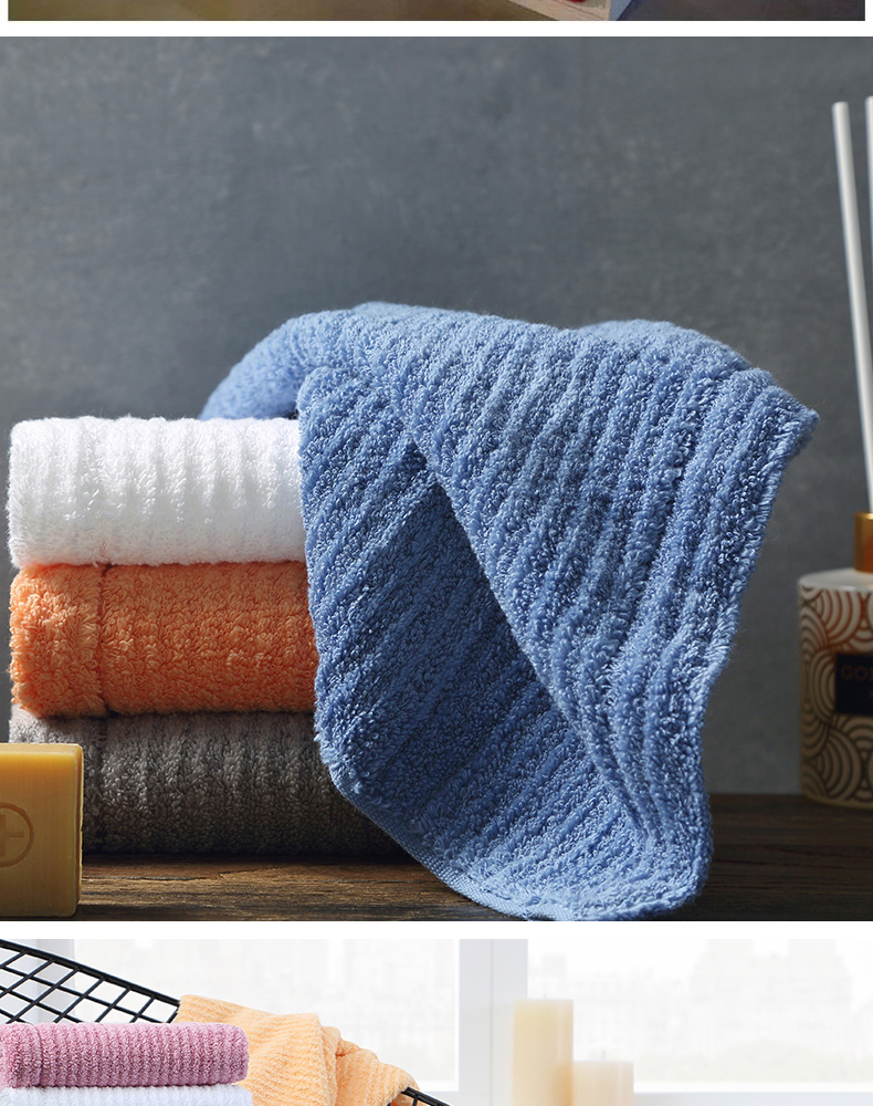 Tayohya đa dạng nhà thủy triều màu khăn mặt nhiều màu cotton dày mềm thấm nước chăm sóc da khăn 35 * 78cm - Khăn tắm / áo choàng tắm khăn xô tắm cho trẻ sơ sinh