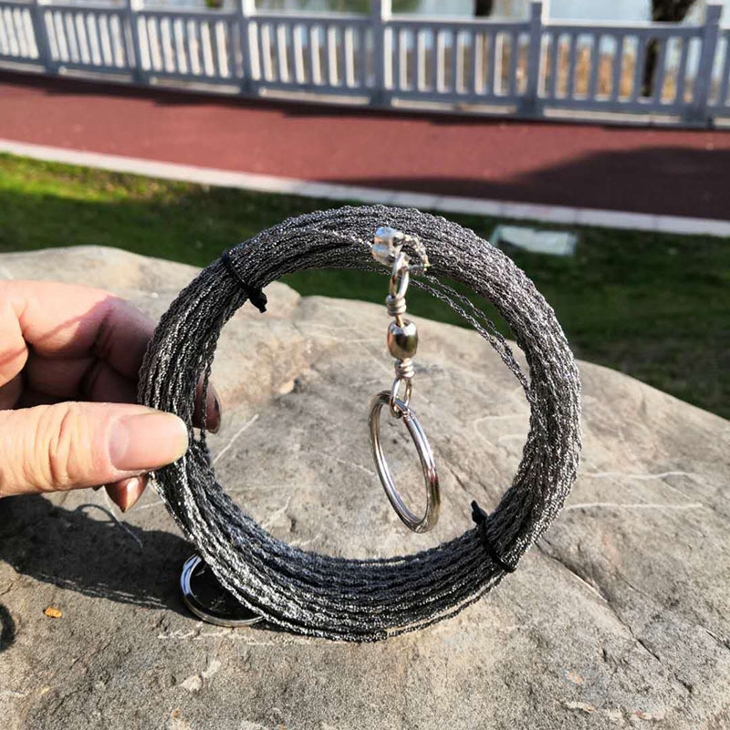 Cutting water grass wire saw blade wire saw fish crab crayfish pond Layle algae stainless steel pulling water grass wire saw