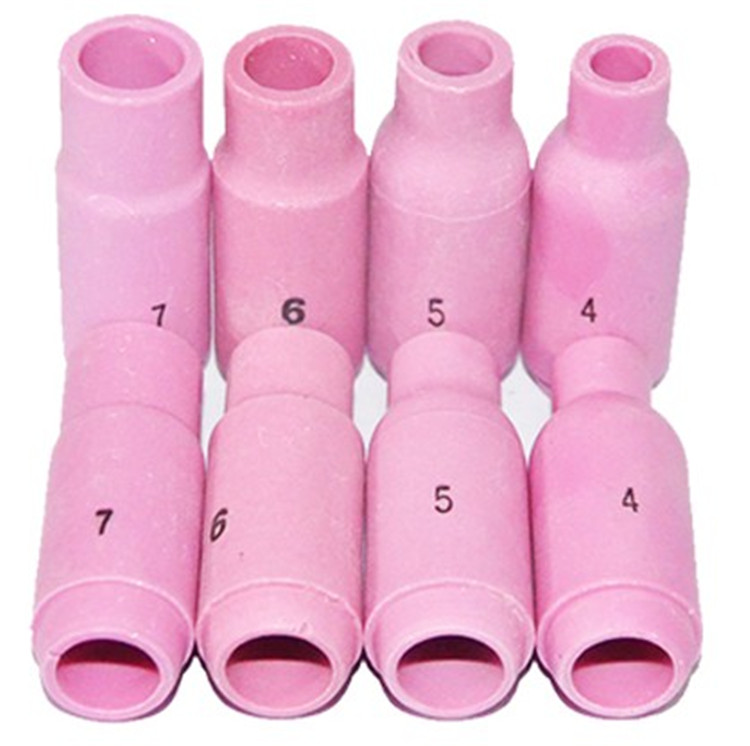Argon arc welding 10N series WP17 18 26 argon arc welding gun porcelain mouth protective sleeve ceramic nozzle 4 5 6 7 8