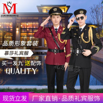 New security clothing spring and autumn set security concierge service image post sales department property Hotel Villa security uniform