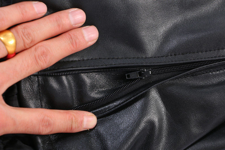 Pantalon cuir homme droit - Ref 1483205 Image 13