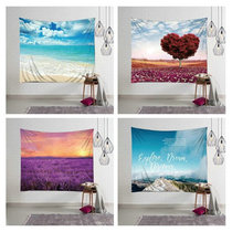 Nordic scenery ins hanging cloth homestay rental room live photo props bedside wall background decorative cloth tapestry