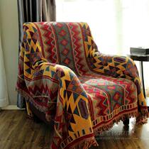 Foreign trade modern Nordic American country non-slip four seasons cotton thick blanket full cover sofa towel sofa blanket cover blanket