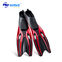 WAVE professional adult environmental protection TPR swimming diving frog shoes rubber free snorkeling flippers