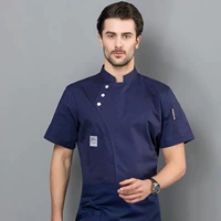 Скрытые синие короткие рукава