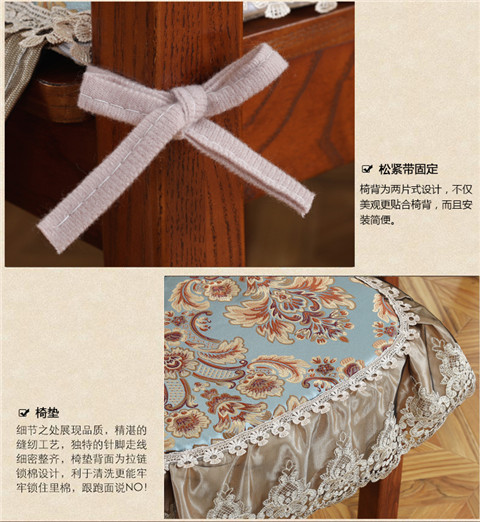 Bàn ăn châu Âu đệm ghế ăn đặt bàn ăn vải đệm đặt bàn cờ Châu Âu vải vuông bàn tròn mat khăn trải bàn trắng trơn
