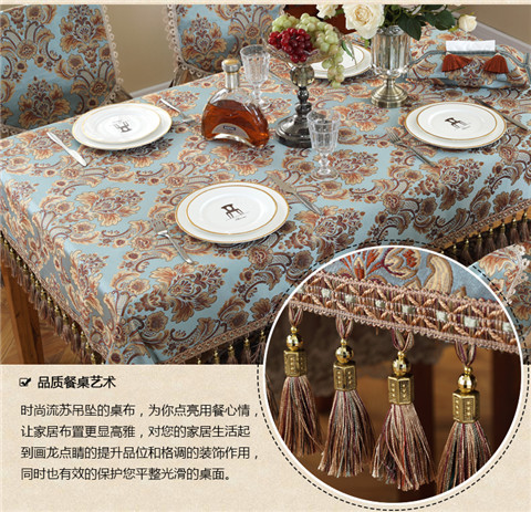 Bàn ăn châu Âu đệm ghế ăn đặt bàn ăn vải đệm đặt bàn cờ Châu Âu vải vuông bàn tròn mat khăn trải bàn trắng trơn