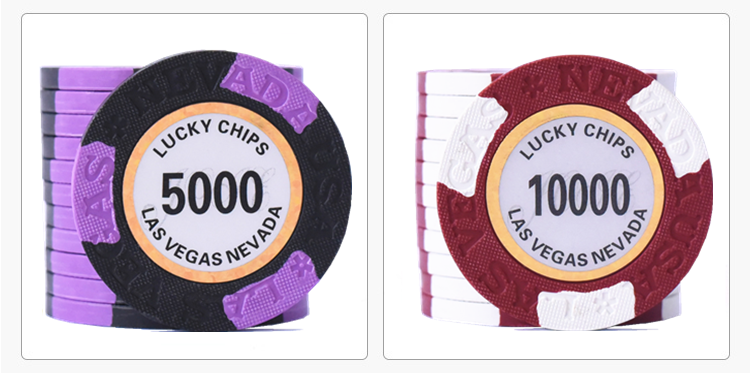 Chip Coin Baccarat Mahjong Chips 14g Clay Las Vegas Texas Holdem Chips Thiết kế tùy chỉnh - Các lớp học Mạt chược / Cờ vua / giáo dục giá bộ cờ vua