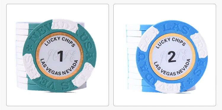 Chip Coin Baccarat Mahjong Chips 14g Clay Las Vegas Texas Holdem Chips Thiết kế tùy chỉnh - Các lớp học Mạt chược / Cờ vua / giáo dục