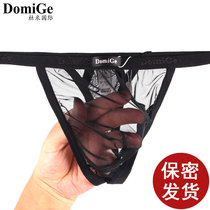 Mesh mesh full transparent sex passion flirting underwear mens thong T-pants a thread lace red summer