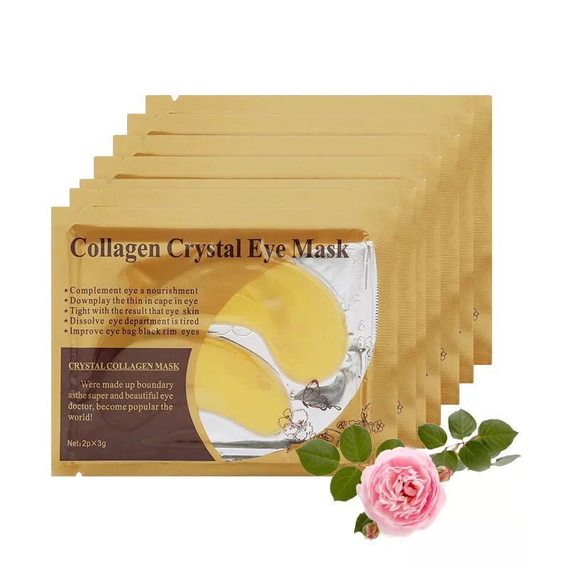 40 pairs of night repair golden eye film to dilute dark circles, eye bags, fine lines, firming eye film, hydrating and moisturizing