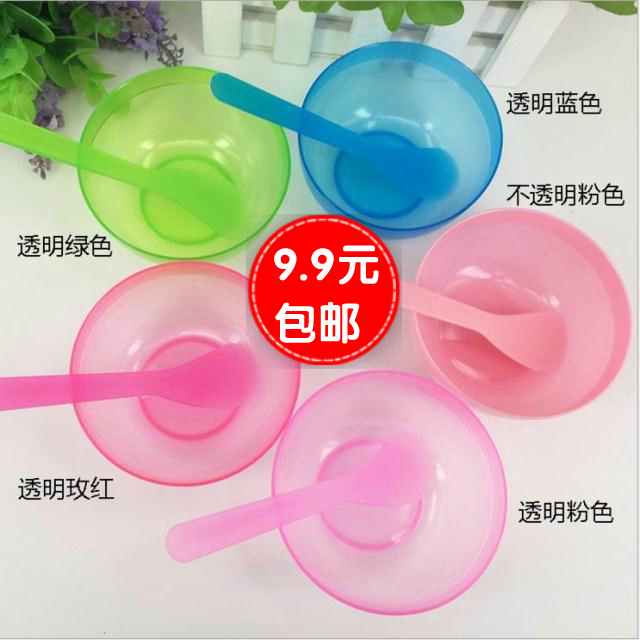 Transparent Beauty Tool Set Mask Bowl Mask Stick Mask Brush Mask Holder Gauge Spoon Mould
