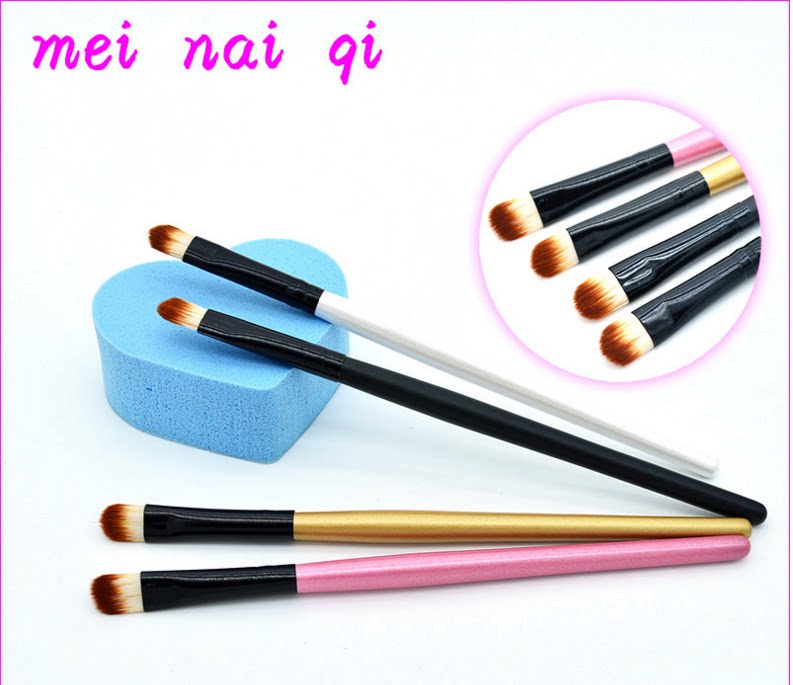 Minaiqi Wooden Handle Long Rod Makeup Eyeshadow Brush Makeup Beginner Single Eyeshadow Brush