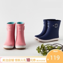 l_rain childrens rain shoes 2019 new fun non-slip middle tube boy and girl baby water shoes rain boots water boots