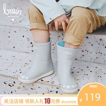 l_rain Children rain shoes cute boys and girls non-slip waterproof rubber rain boots water shoes large children children new