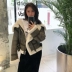 Youni Merino lông một con rùa ngắn đầu máy rùa hồ sơ cừu cắt lông cừu lông cừu - Faux Fur