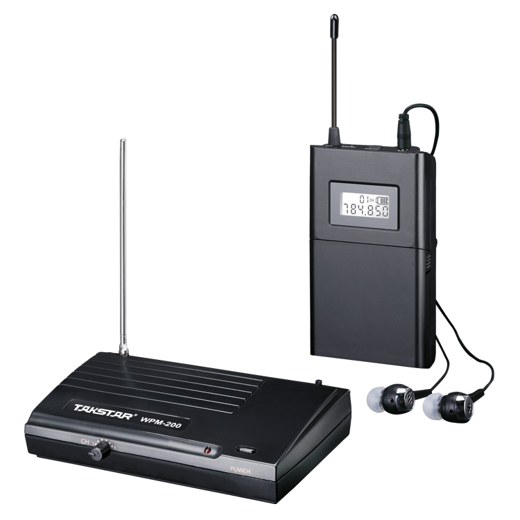 Fidelity Audio-Winning WPM-200 Stage Return Band Performance Wireless Headphones Full Set of Monitor Earplugs