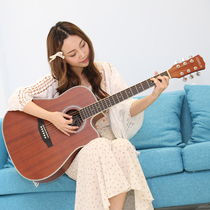 41 inch novice folk guitar beginner practice guitar full set of accessories jita