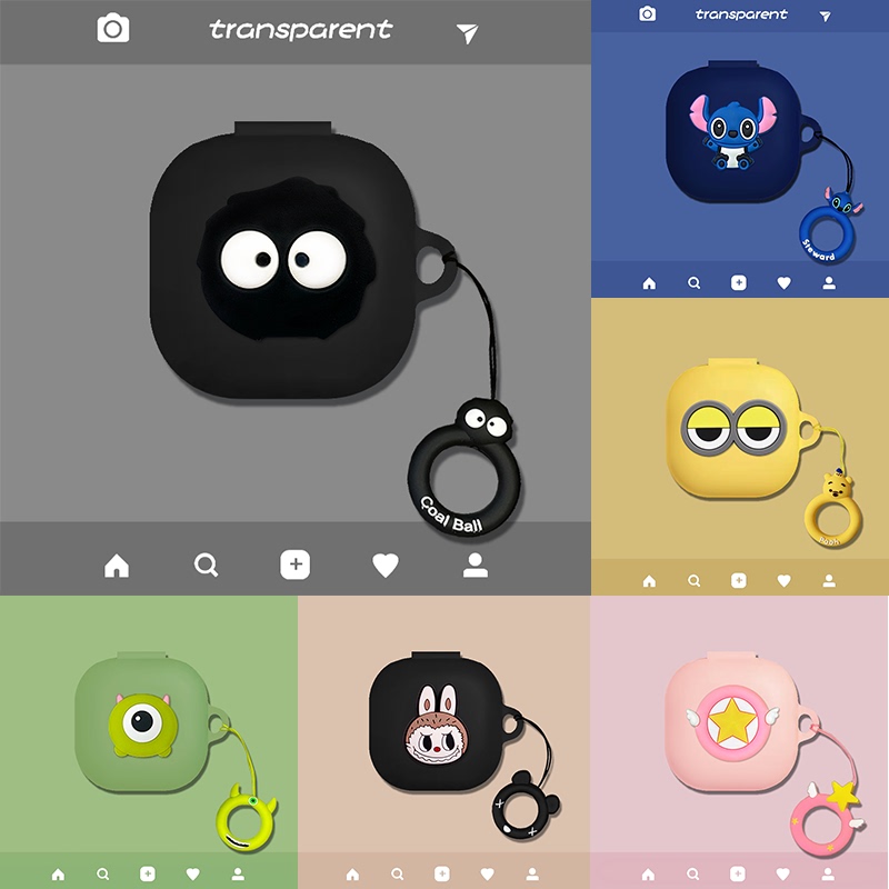 Suitable for Samsung Galaxy Buds4 Pro True Wireless Bluetooth Earphone Case Samsung Buds4 Protective Case Cartoon Samsung Buds4 Protective Cover Silicone One-Piece Soft Case