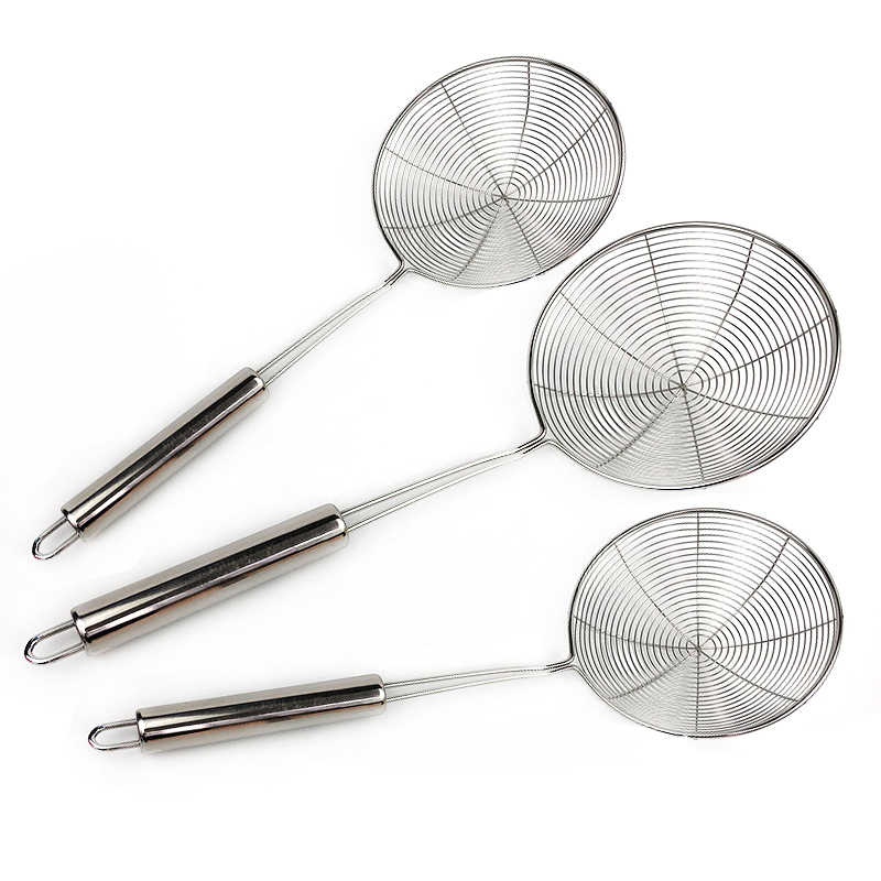 Spoon-leaked stainless steel hedgeFilter spoon magnetic oil filter kitchen products hot pot beef for spoonlight