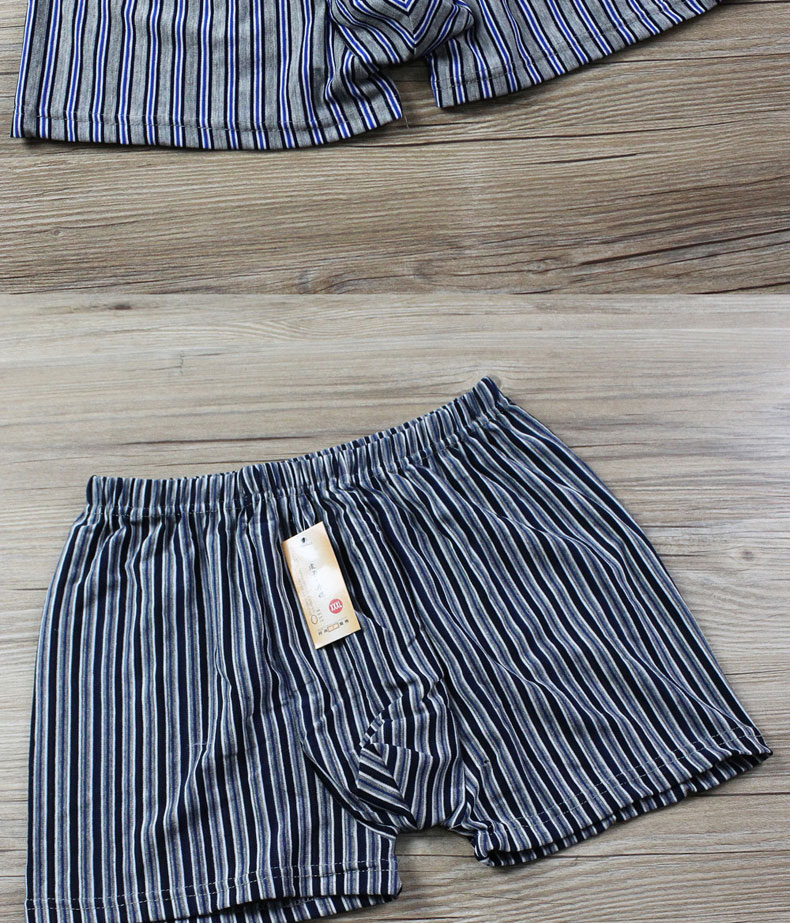 Thêm phân bón để tăng quần lót boxer cotton Lycra Quần sọc boxer nam Lycra do lot nu