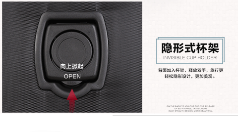 Kangaroo Hải quan không thấm nước Oxford Budden Khung gầm Cup 141820 Inch Mặt cắt ngang Mở rộng Đàn ông và phụ nữ Xe đẩy vali lock&lock
