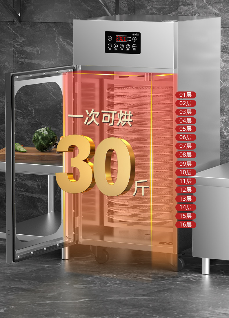 Продовольственная Сушилки 烘干机食品宠物零食水果蔬菜肉类风干机食物家用商用果干机大小型
